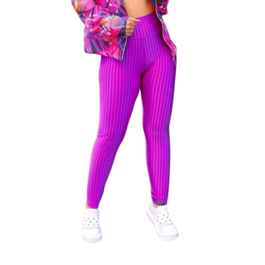 Calca Feminina Academia Cross Fit Leg 3d Cirre Rosa Pink