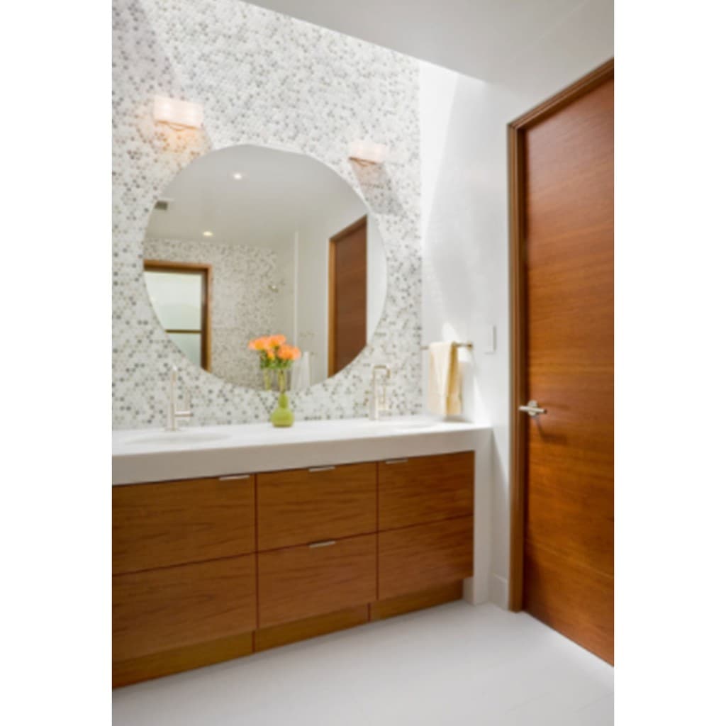 Espelho Decorativo Redondo Banheiro Sala Casa 60cm Oferta