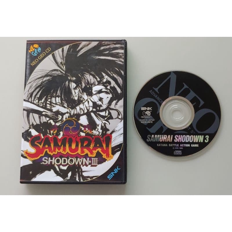 Samurai Shodown III 3 Original Americano Neo Geo Cd Neo Geo