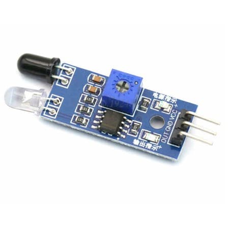 Modulo Sensor  infravermelho carro obstáculo evitar sensores de obstáculo preto linha identificar distância ajustável