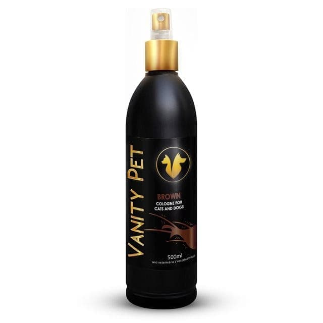 Perfume Pet Vanity Brown 500ml Premium Cães Gatos Banho E Tosa
