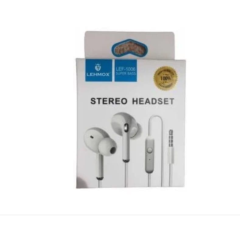 Fone de Ouvido Com Fio LEF-1006 - Lehmox Handsfree