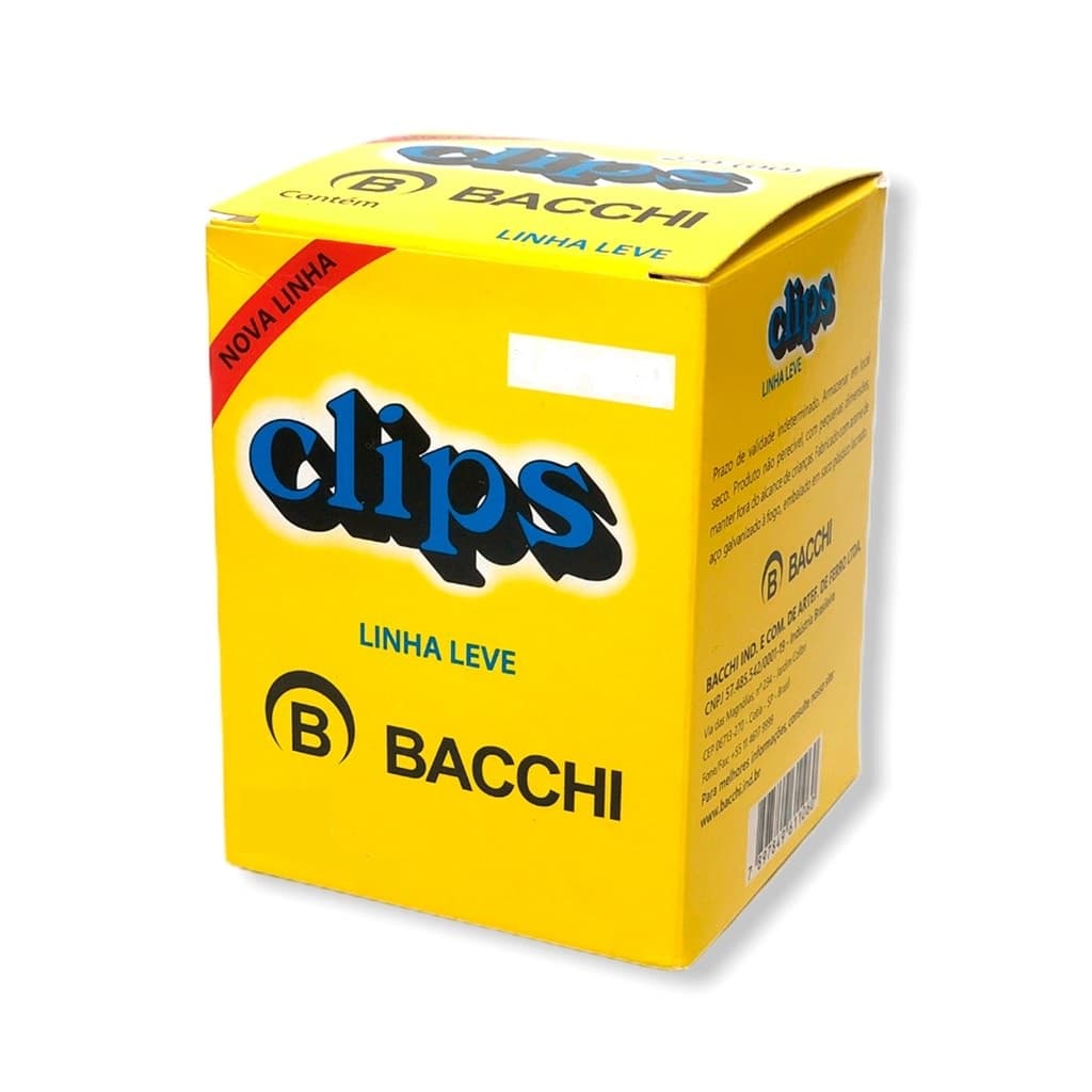 Clipes Clips Aço Galvanizado N° 3/0 - 450 Unidades