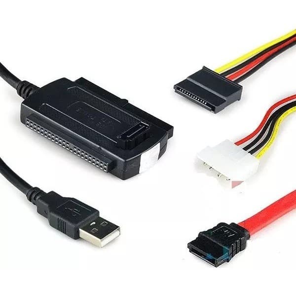 Conversor De Ssd Sata 2.5 Pol De Dvr Para Usb 2.0 Com Fonte