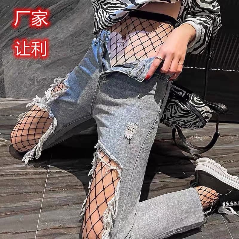 Meia Arrastão Feminina / Meia Calça para Festa/Boate /