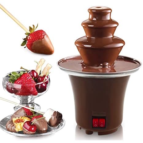 Mini Fonte em Cascata de Chocolate para Derretimento e Aquecimento - Máquina de Fondue