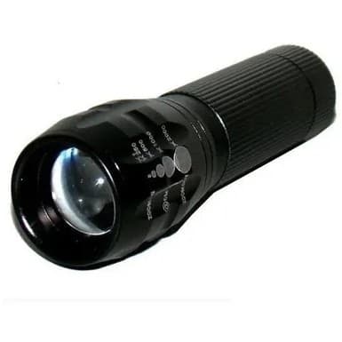 10 Mini Lanterna Tática Led Com Zoom Ajustavel 1x Até 2000x