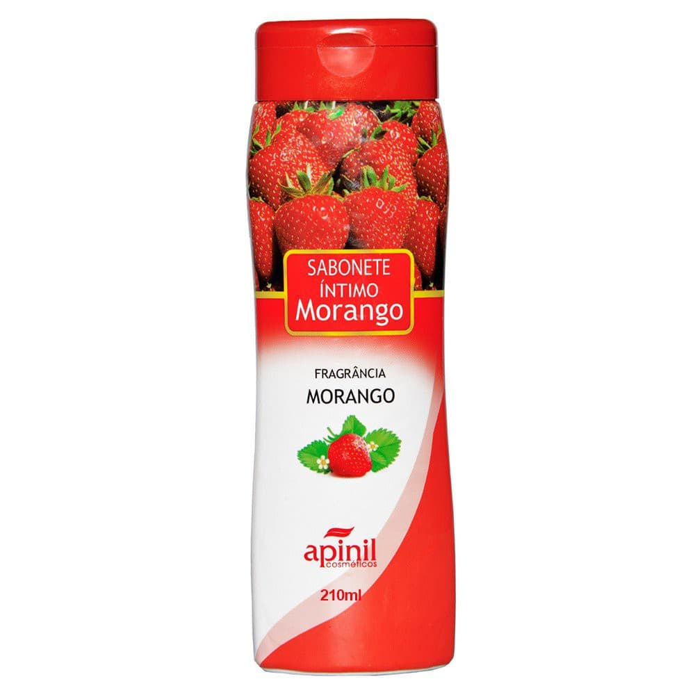 Sabonete Intimo Morango Apinil 210ml Original