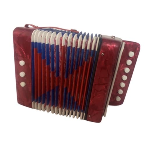Sanfona Infantil Acordeon Gaita 3 Baixos 7 Teclas mini