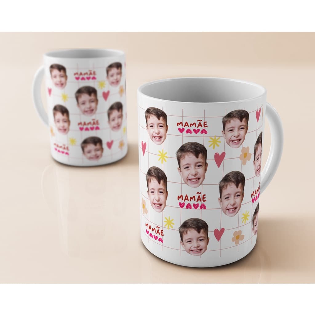 Caneca Palavra + Rostinho/Pet
