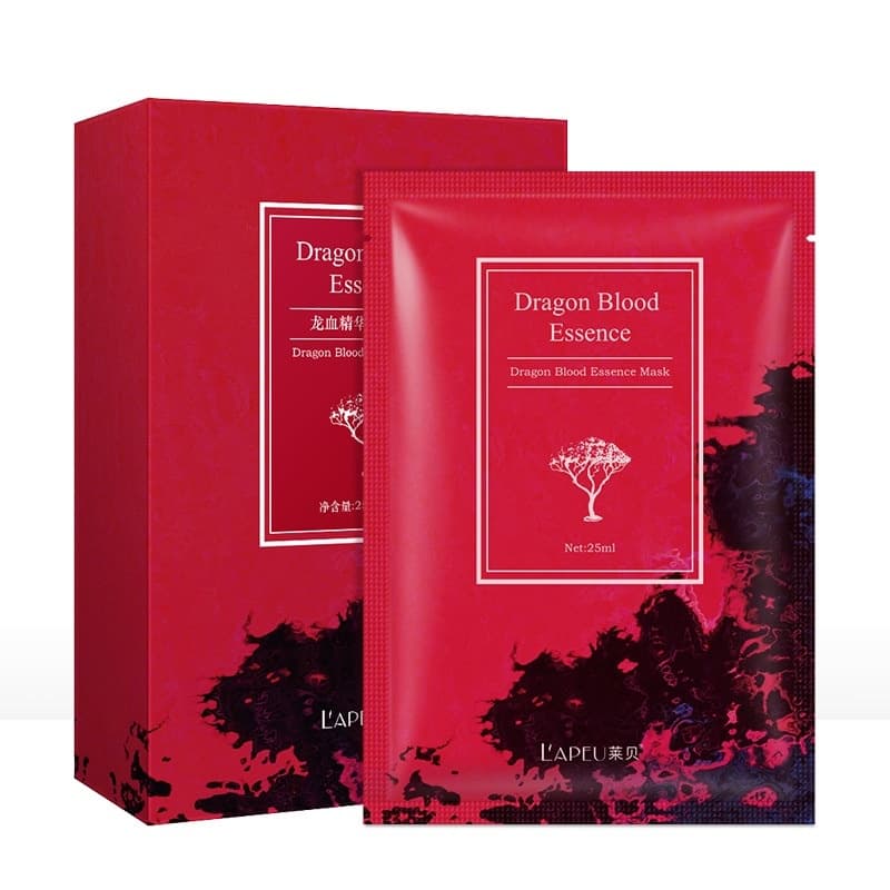 Máscara Feminina De Ginseng De Polipéptido Vermelho Sangue / Hidratante / Firmadora / Producado Por Superfície 28g