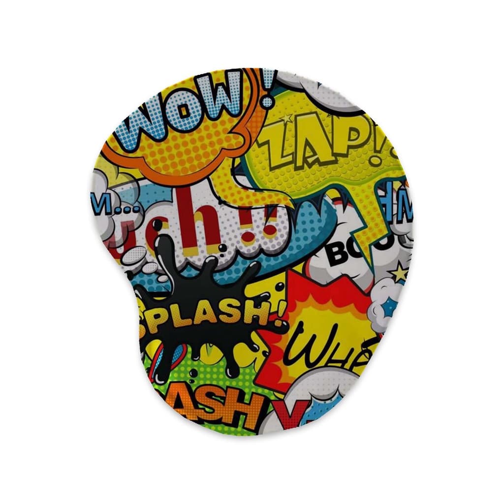 Mousepad – Pop Art - Ergonômico Apoio De Punho Pulso