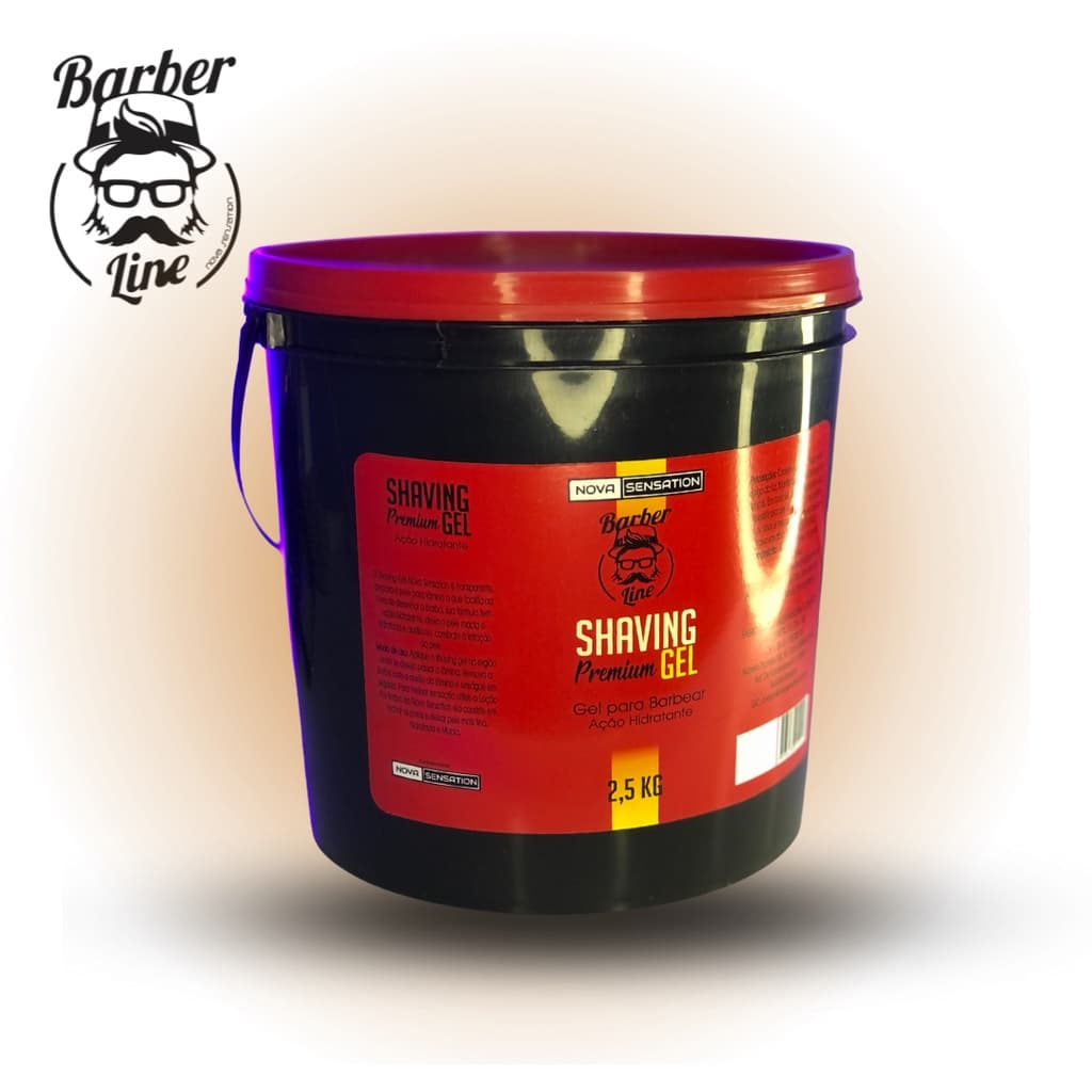 Shaving Gel Barbear Bancada Barbearia Atacado Barba e Bigode 2,5L