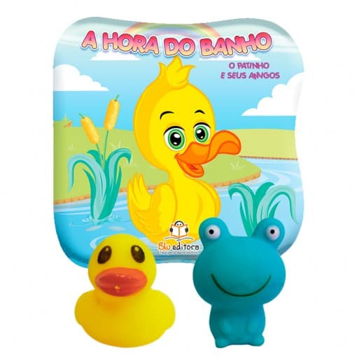 A hora do banho: O pato e seus amigos