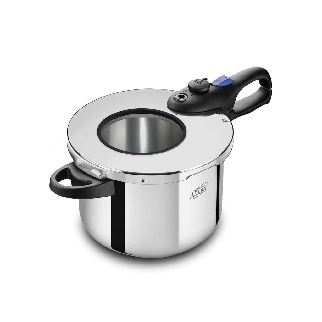 Panela De Pressão Inox Com Visor Mta 6 Litros 6020
