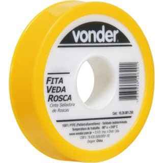 Fita veda-rosca 18 mm x 50 m VONDER