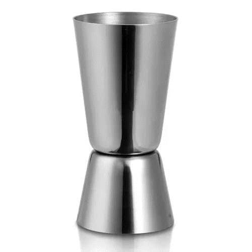 Copo Dosador Duplo Aço Inox para Bebidas 20/40ml 50/100ml
