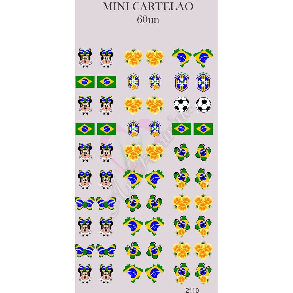 adesivos de unha copa do mundo adesivos de unha brasil adesivo copa atacado