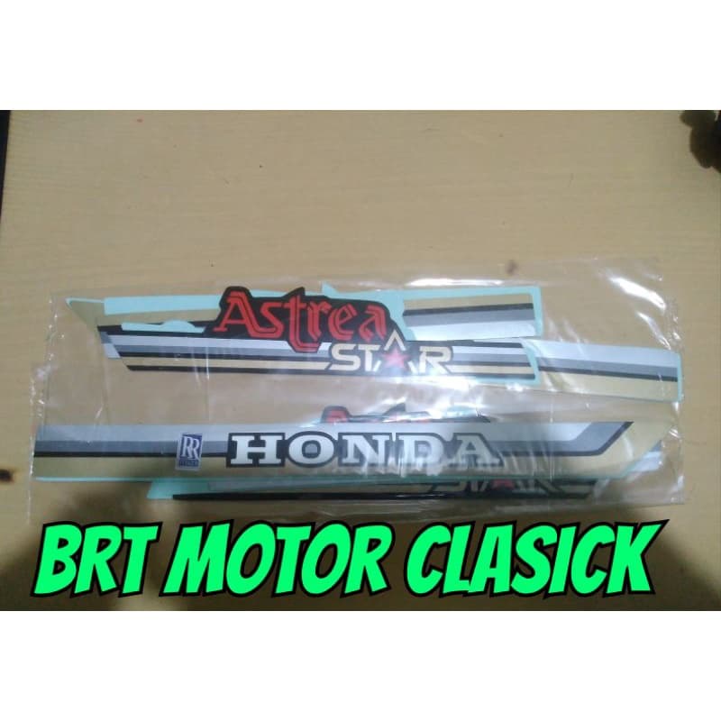 Astrea star 1989-1991 Conjunto Completo De Adesivo Listrado Corporal , Bom E Fino