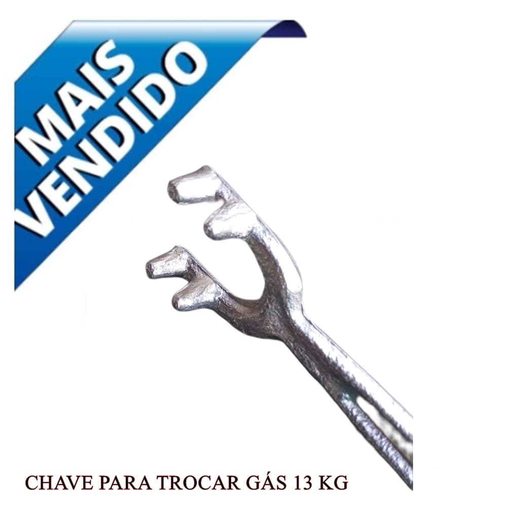 Chave para abrir registro de botijão de gás 13 kg chave abre facil.