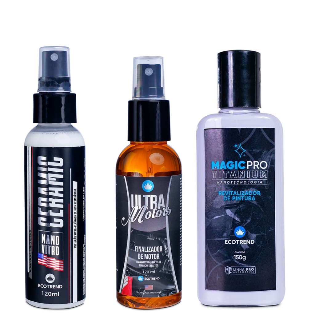 Ceramic Nano Vitro + Ultra Motors Finalizador + Magicpro ecotrend south america
