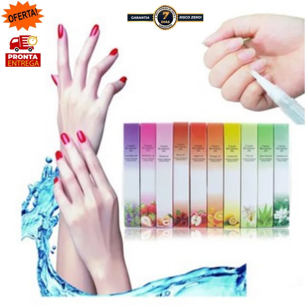 Caneta Óleo Hidratante De Cutículas 3ml Gel diversos Aromas