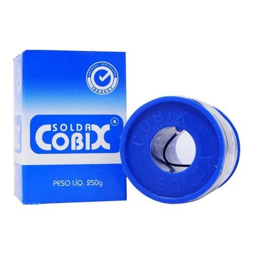 Cobix Fio Solda Estanho Eletrônica 1.0mm Rolo 250g Carretel