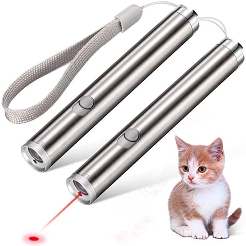 Ponteiro Vermelho Luz Gato Brinquedo Animais De Estimação Gato Camundo E Gatinho Brinquedos Brinquedos Do Gato Para O Interior E Exterior