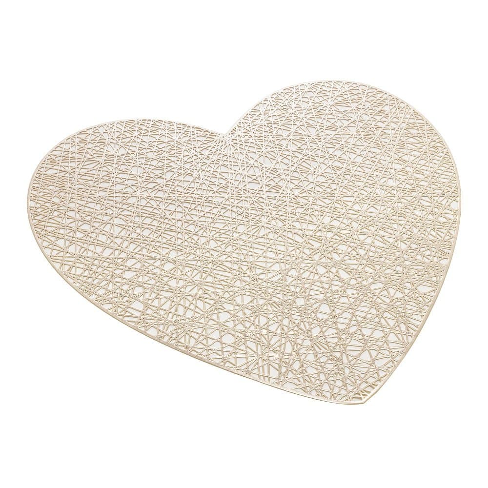 Lugar Americano Coração Dourado 38cm 2381 Lyor