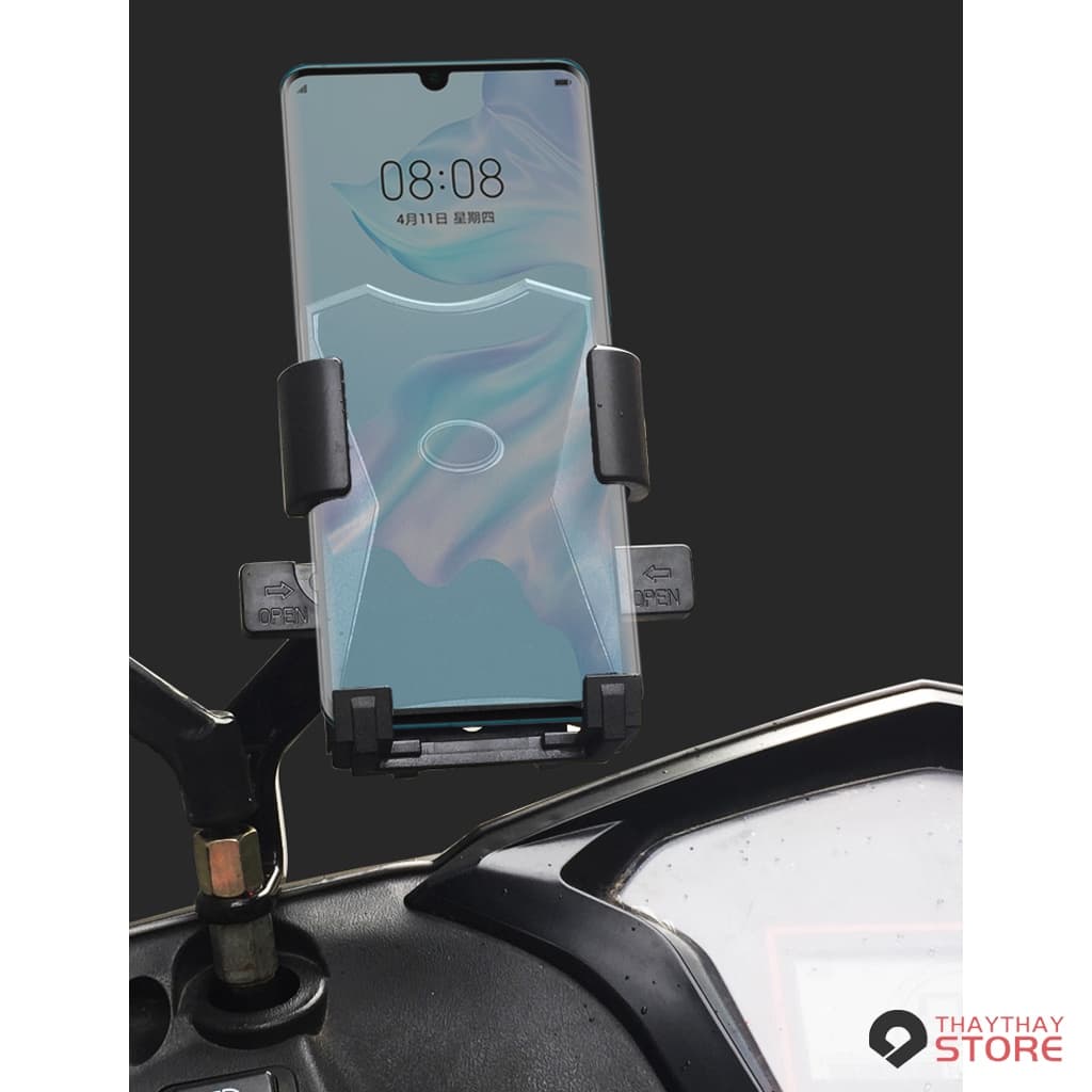 Suporte Carregador Celular Moto Universa Fixa Retrovisor / Guidom barato