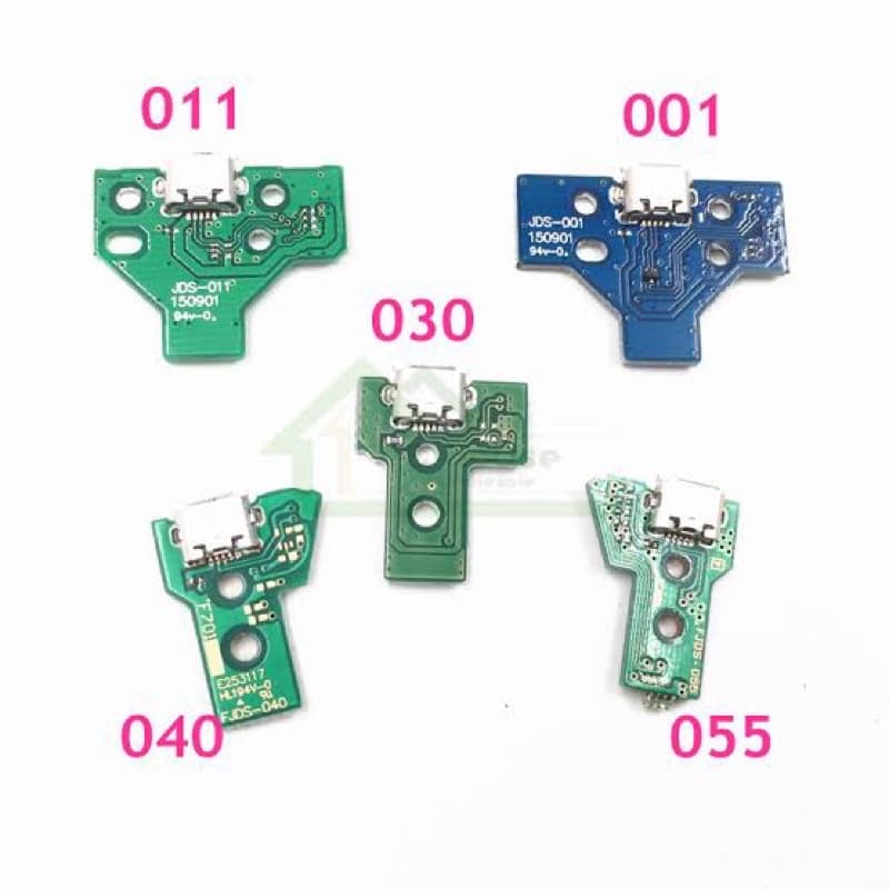 Placa de Carregamento Usb da Bateria Controle Ps4 Playstation 4 Jds-Jdm 001 011 030 040 050 055 - 14 Vias e 12 Vias