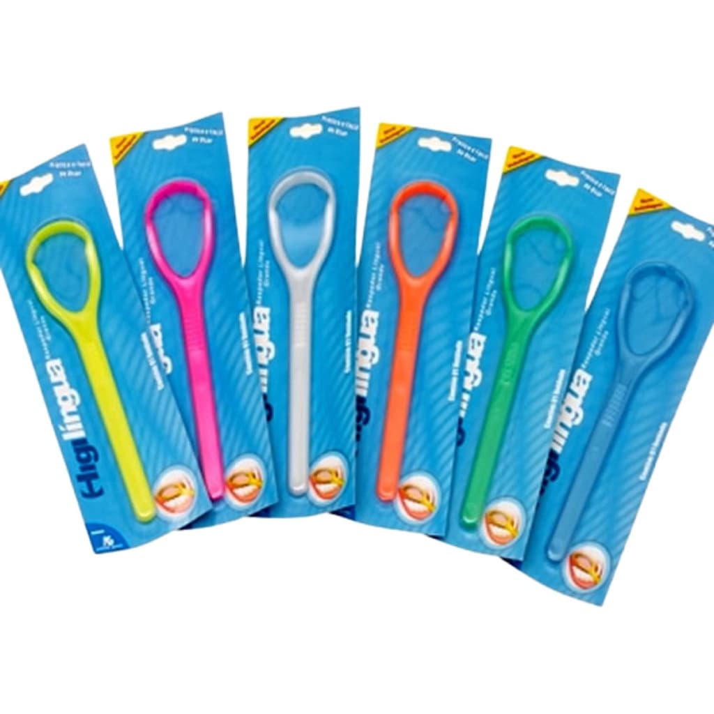 Raspador de Língua Higilíngua Adulto - Kit 3 Unidades