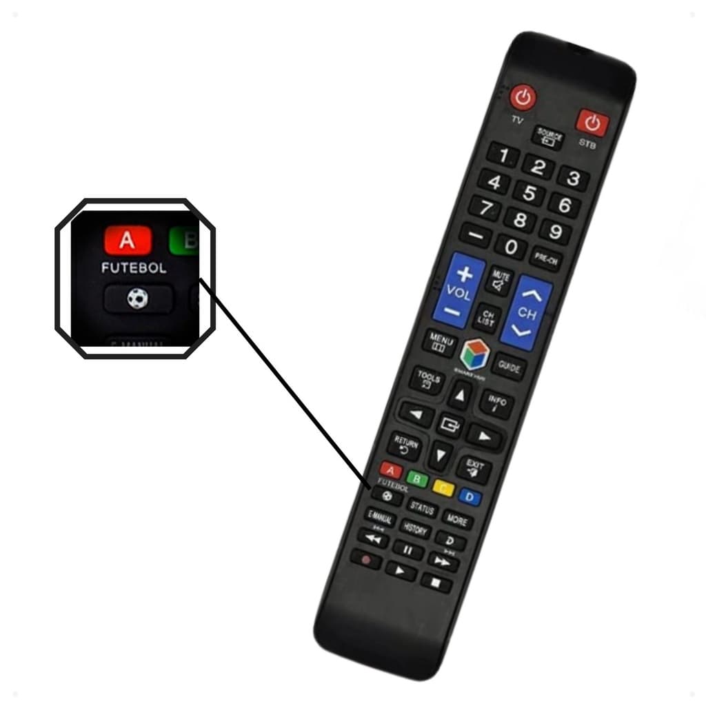 Controle Remoto Universal Compativel Samsung Smart Tv Led 3d