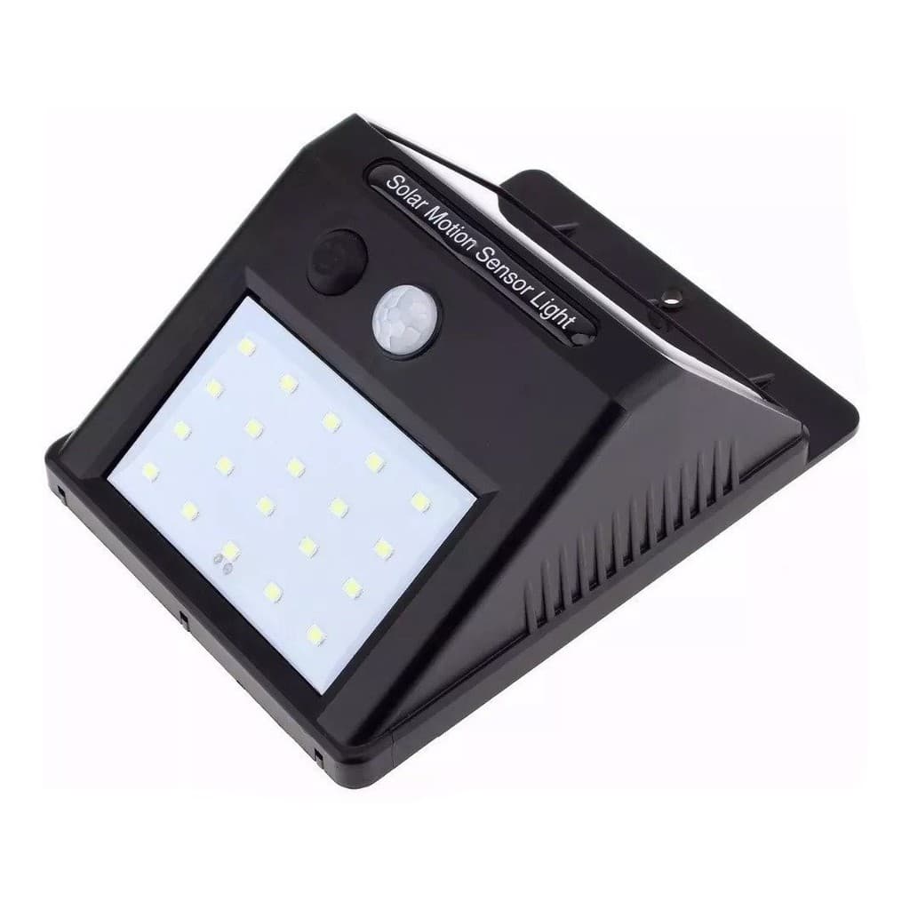 Luminaria Energia Solar Sensor Movimento Luz exterior