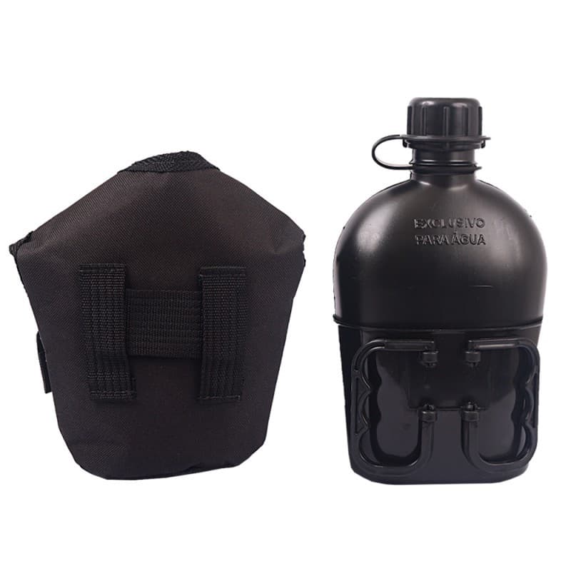 Kit River Cantil + Caneco para Cantil Polipropileno + Porta Cantil USA sem Presilha Preto