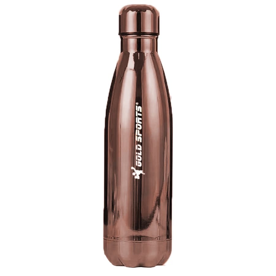 Garrafa Térmica em Inox 500 ml Gold Sports Cobre