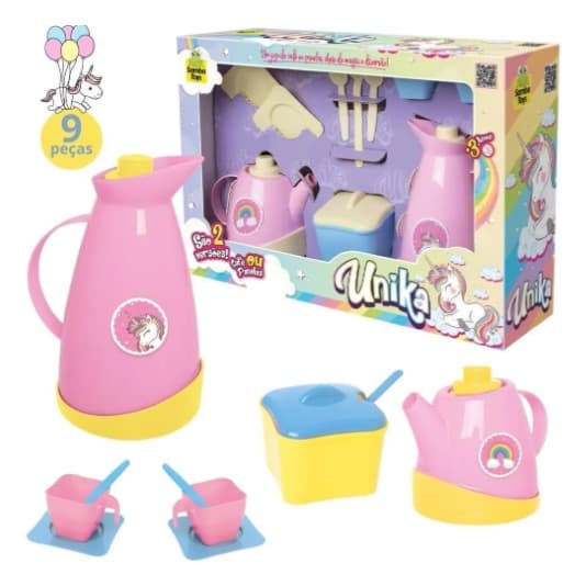 Lancamento Kit Hora Do Cafe Unika Unicornio Samba Toys 0563