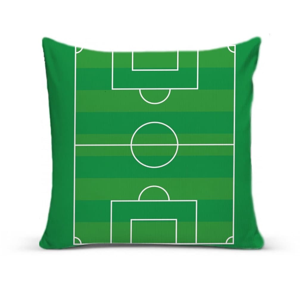 Almofada Para Sofá Sala Cheia 40x40 Campo De Futebol
