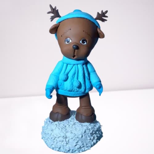 Boneco Natalino Biscuit - Decoração Natal