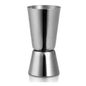 Copo Dosador Duplo Medidor Bebidas Whisky Jigger Em Aço  Inox 30 Ml / 15 Ml