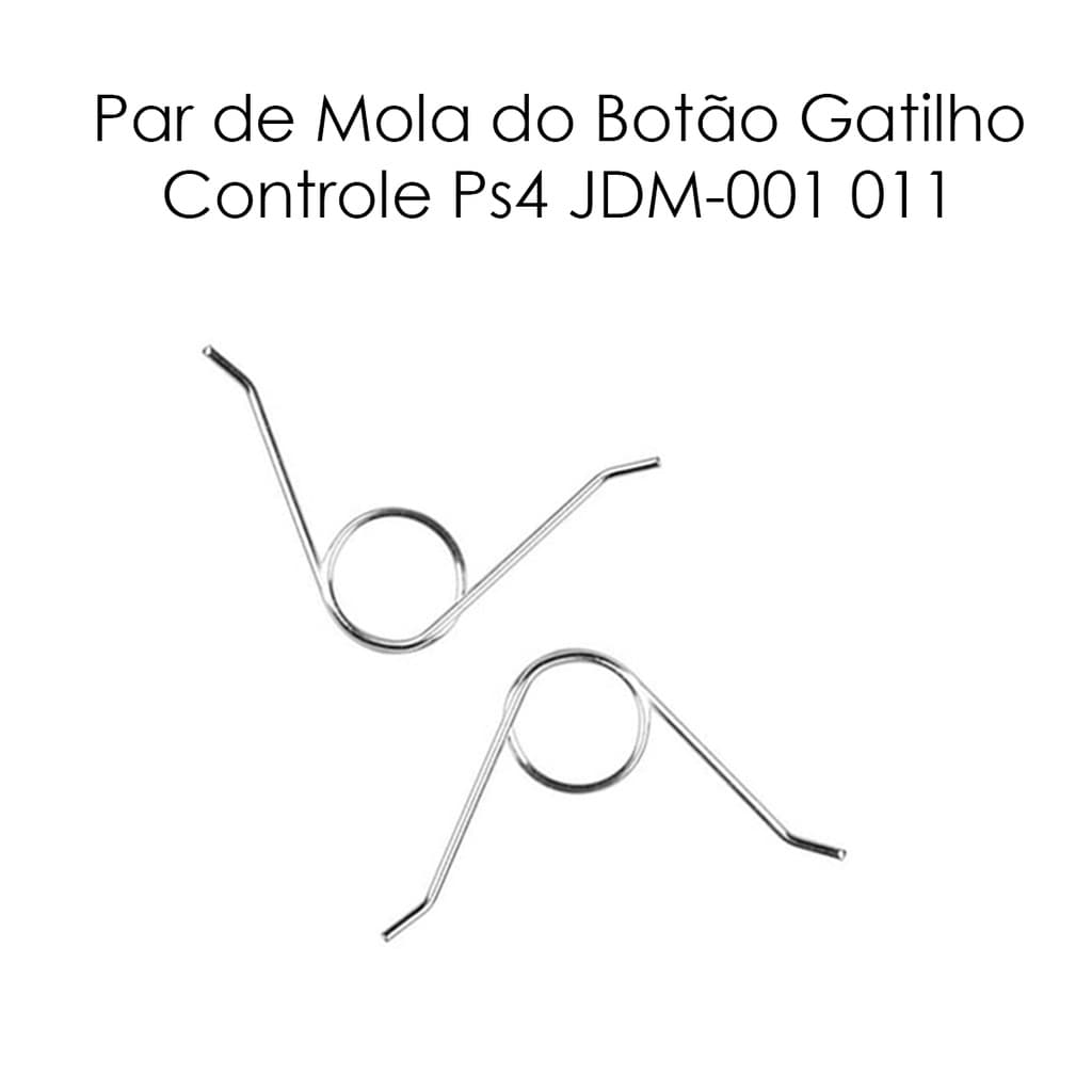 Par de Molas para os Botões Gatilhos R2 L2 Controle Compatível com PS4 Jdm-001 011