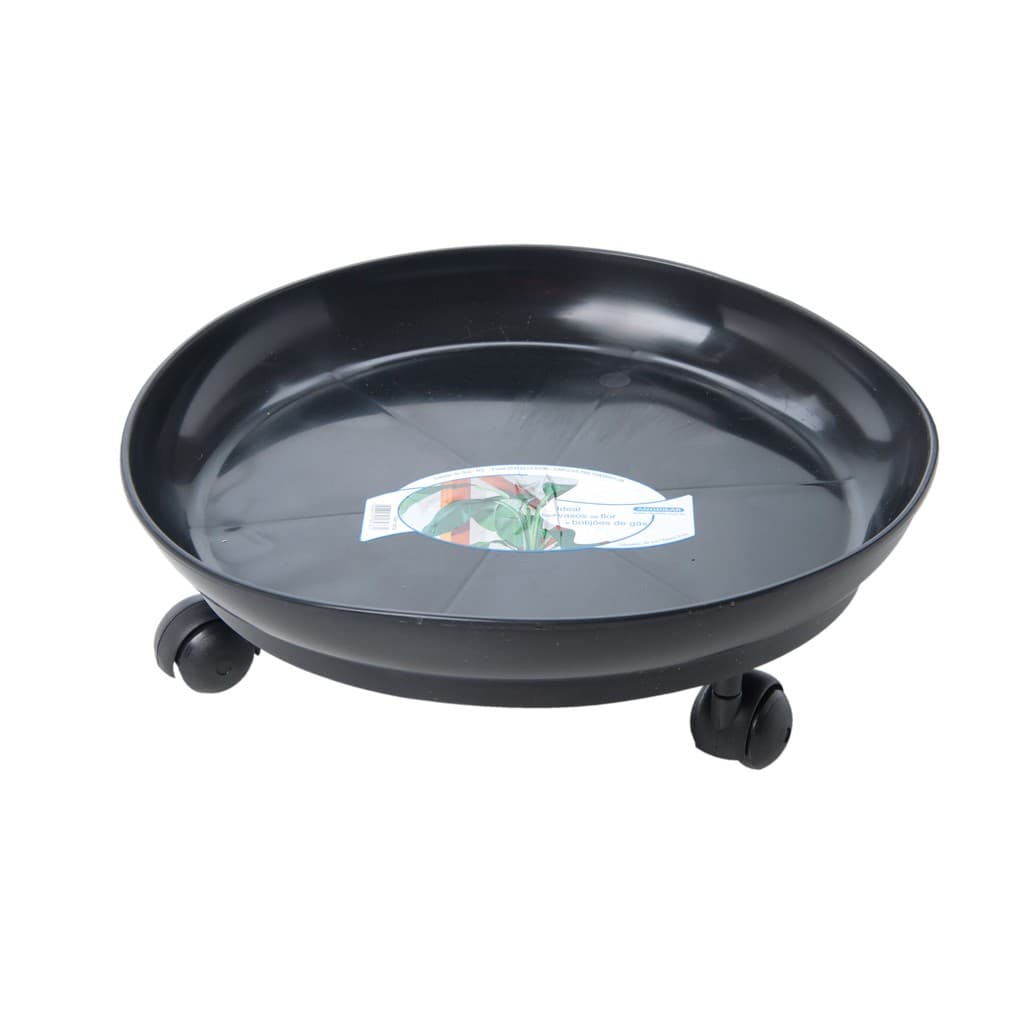 Suporte para vasos botijão a gás com rodinhas reforçado até 20 kg diâmetro da base 25 cm