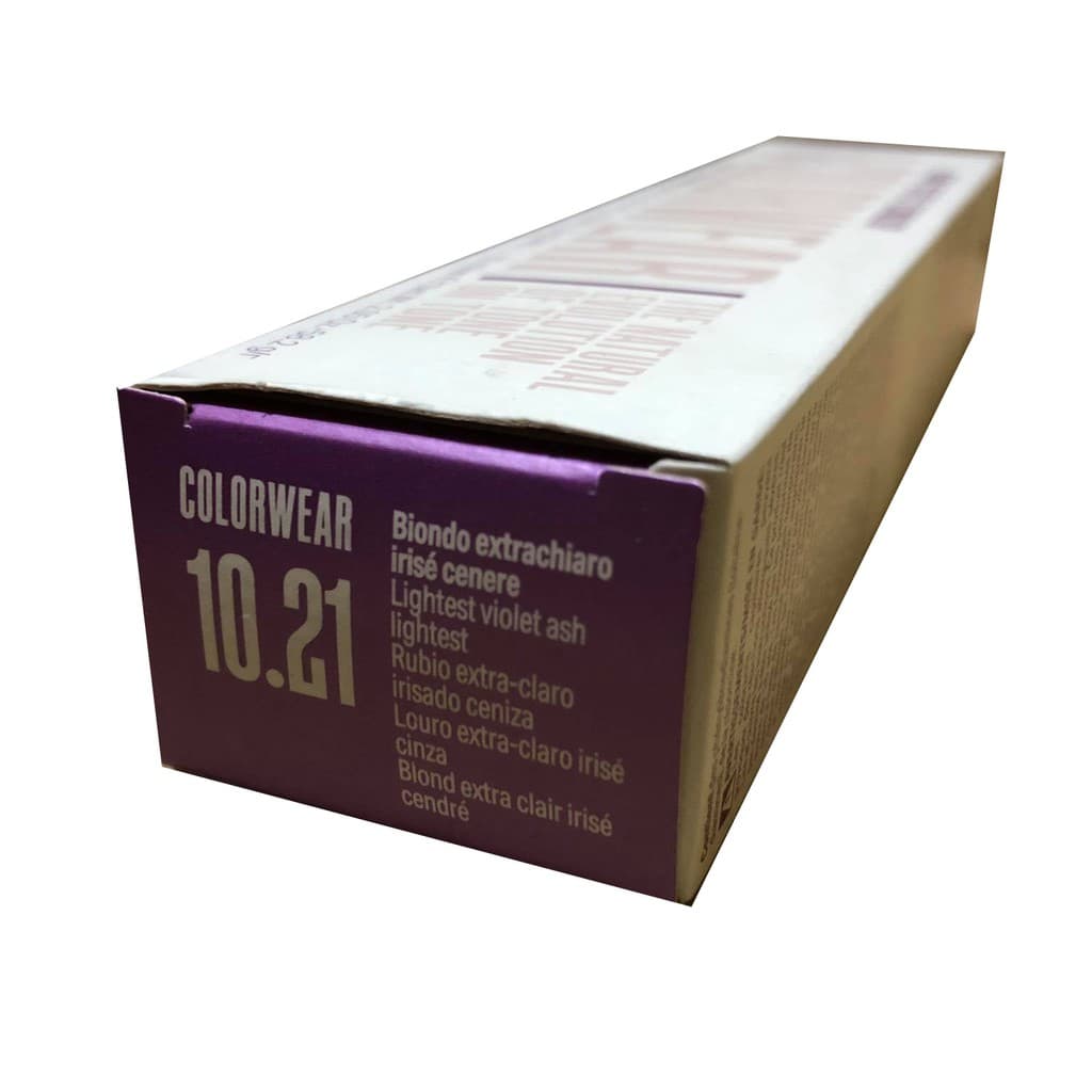 Tonalizante Alfaparf - Cor 10.21-Louro Extra-Claro Irisé Cinza - Color Wear Vegan  60g