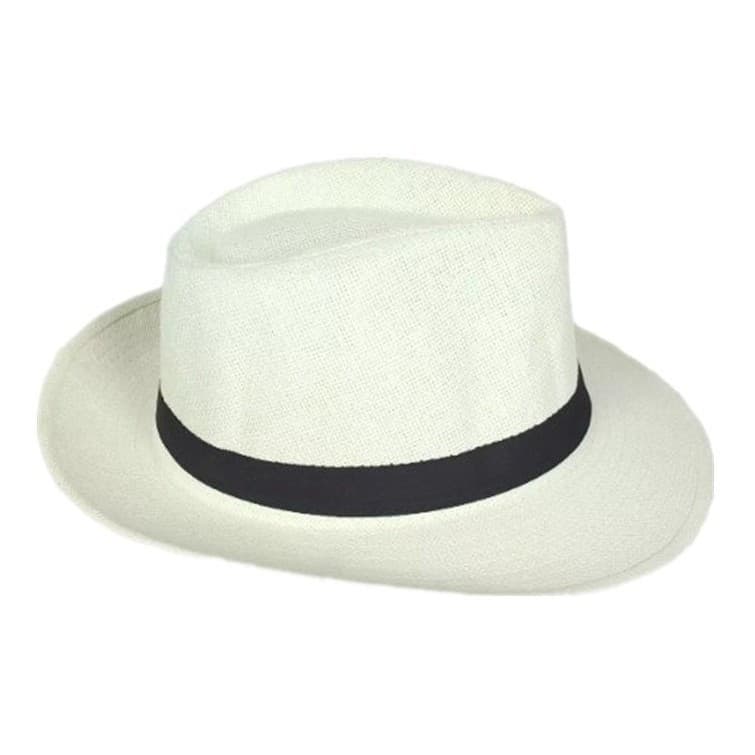 Chapeu Panama Palha Sintetica Aba Larga Moda Tropical 60025