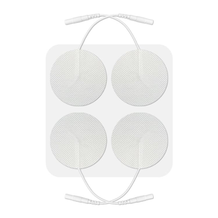 20 Peças 4 Cm Adesivos Eletrodos Fisioterapia Massagem Eletrodo Pad Massageador Muscular