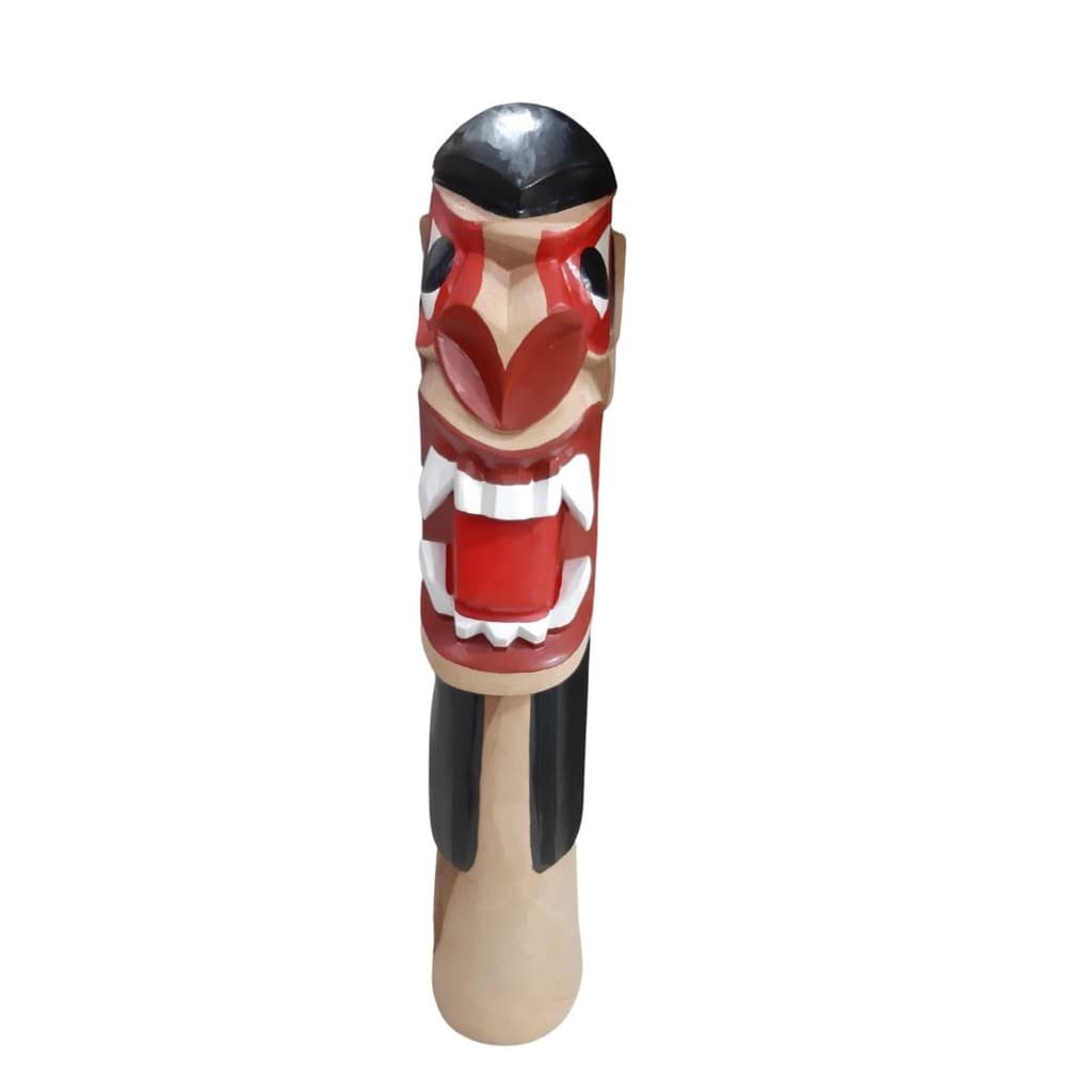 Carranca de Madeira Talhada 60 cm - Afasta Maus Espíritos