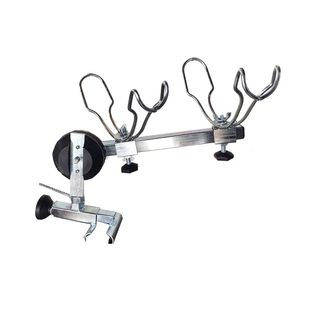 Suporte De Vara Tipo Corredeira P/2 Varas - P/ Barco Pesca
