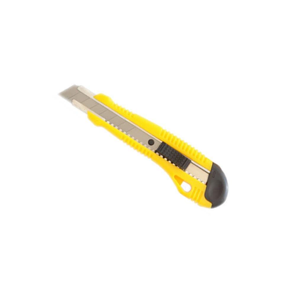 Estilete Profissional Largo 18mm Trava Simples BRW 01un