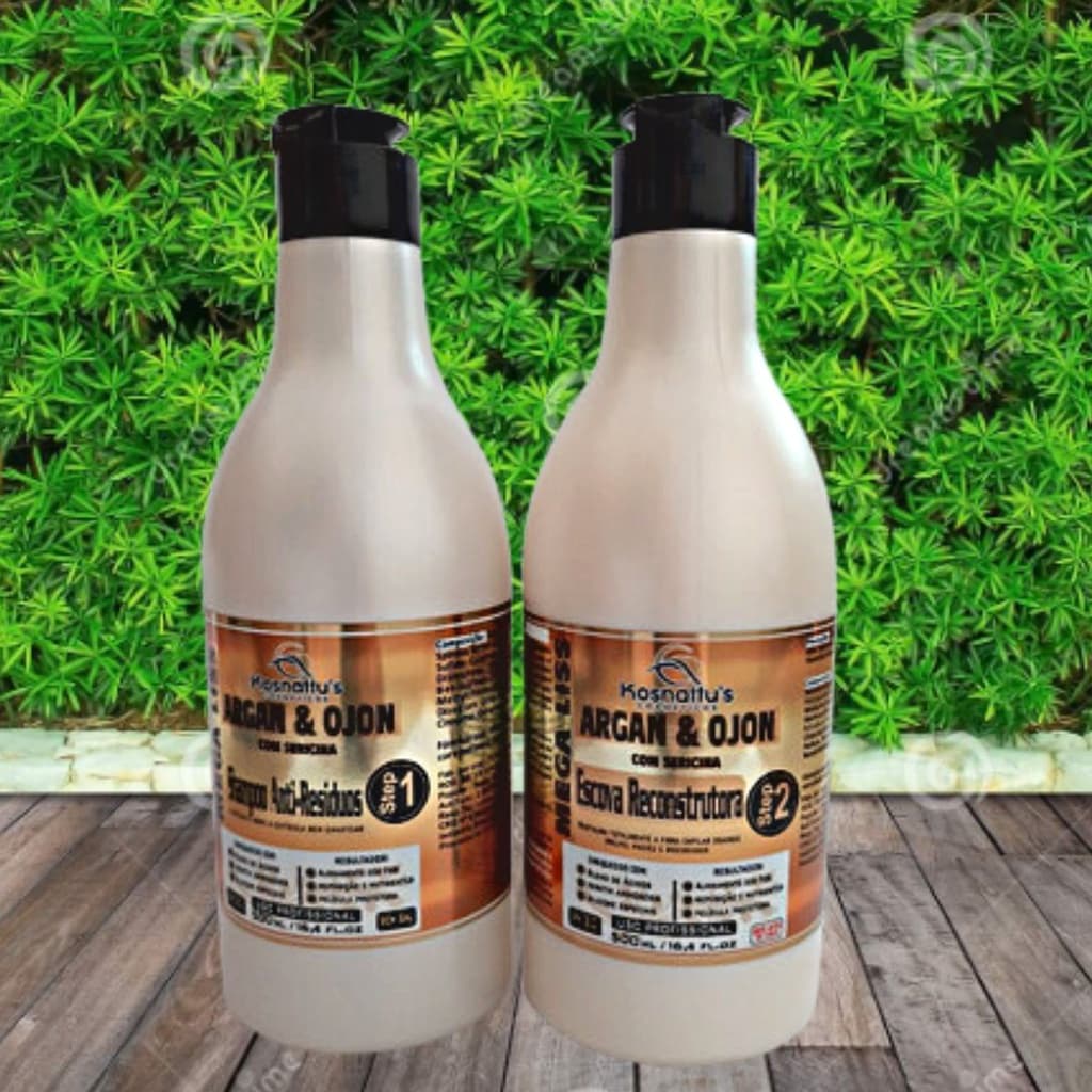 Kit Escova Progressiva Orgânica Kosnattus 500 ml