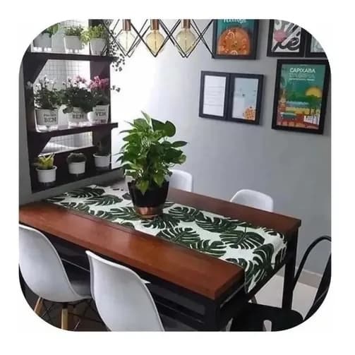 Trilho de Mesa Decorativo 2,00m para mesa promoção envio imediato
